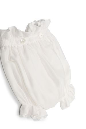 Optical white silk bloomers LA STUPENDERIA KIDS | CBCU52V75.